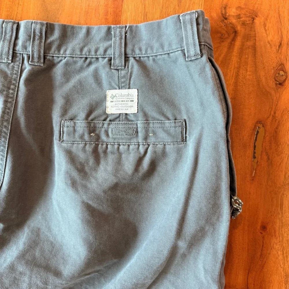 Columbia Men's Gray Vintage‎ Cargo Pants Size 38x32